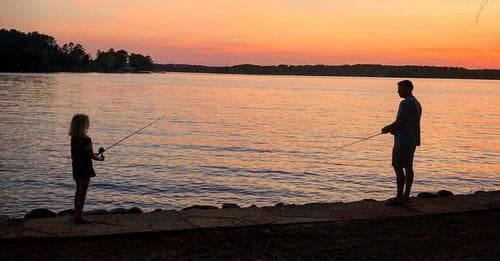 <b>Lake Norman </b>
<br>Sitio web: 
<a href="https://www.visitlakenorman.org/">https://www.visitlakenorman.org/</a> 
<br>
<b><a href="https://goo.gl/maps/o4zXYGRSHpiFGDQG9?coh=178573&entry=tt">Cómo llegar</a> </b>
<br>
<br>El área conocida como Lake Norman, ubicada a unos 30 minutos al norte de Charlotte, en realidad cubre varios pueblos pequeños, incluidos Huntersville, Cornelius, Davidson y Mooresville. Es el cuerpo de agua dulce artificial más grande del estado y, por lo tanto, ofrece numerosos lugares para la pesca de calidad. De hecho, a este lago acuden pescadores de todo el mundo para intentar realizar una captura récord. Aquí encontrarás muchos bagres, lubinas y percas, entre otros. De hecho, la pesca es buena en este lugar, ya que aquí se realizan varios torneos nacionales de pesca cada año.