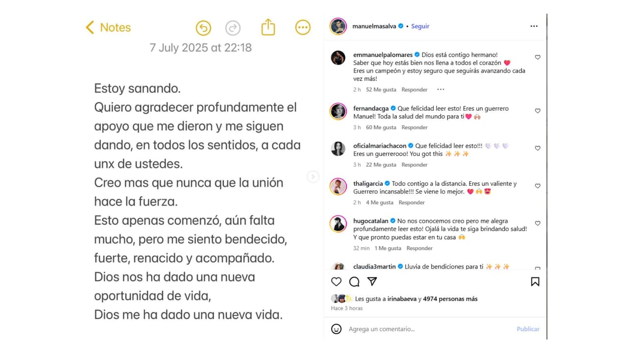 Así reapareció tras luchar por su vida en Dubái.