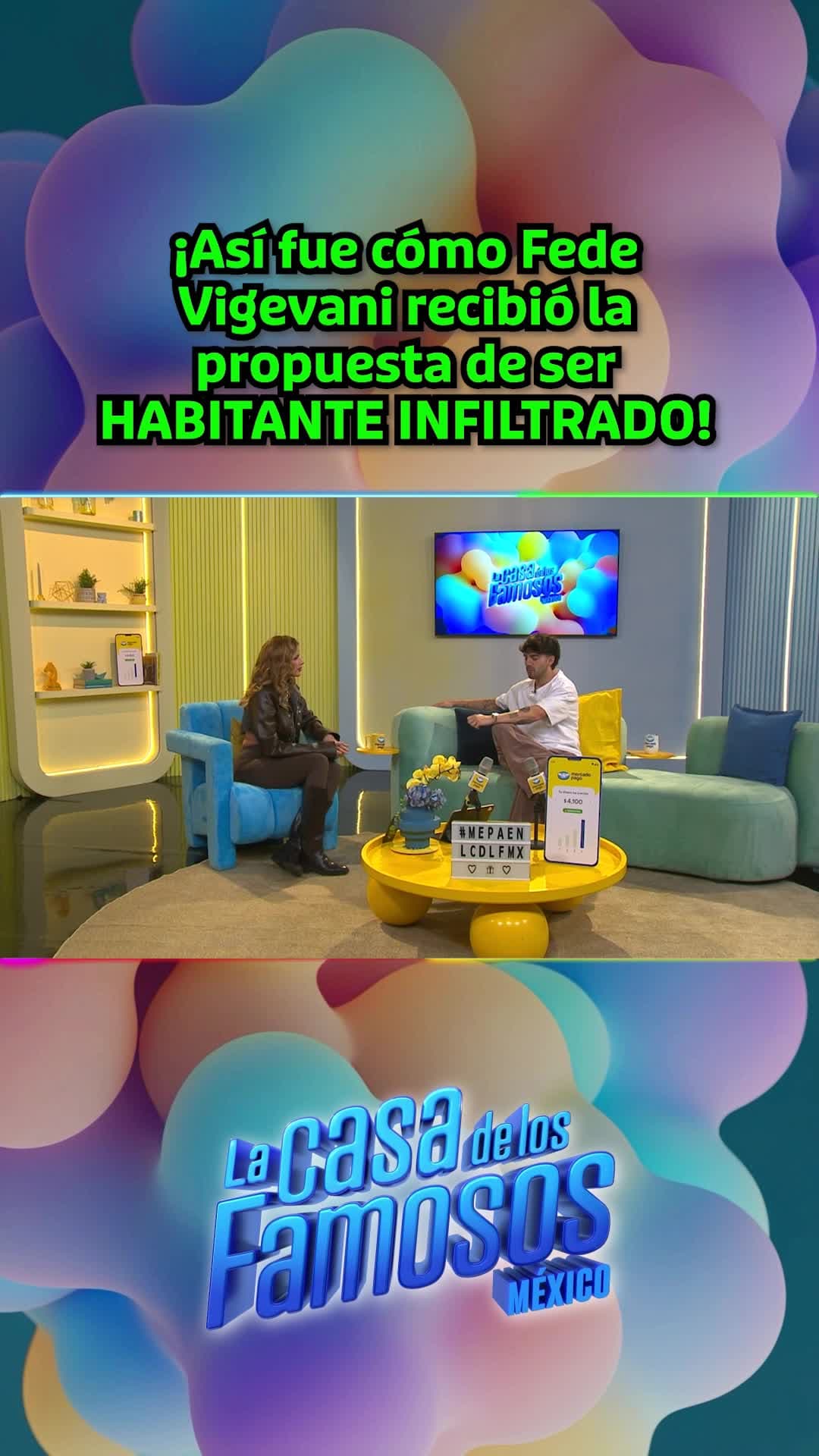 ¡Así fue cómo Fede Vigevani recibió la propuesta de ser HABITANTE INFILTRADO!