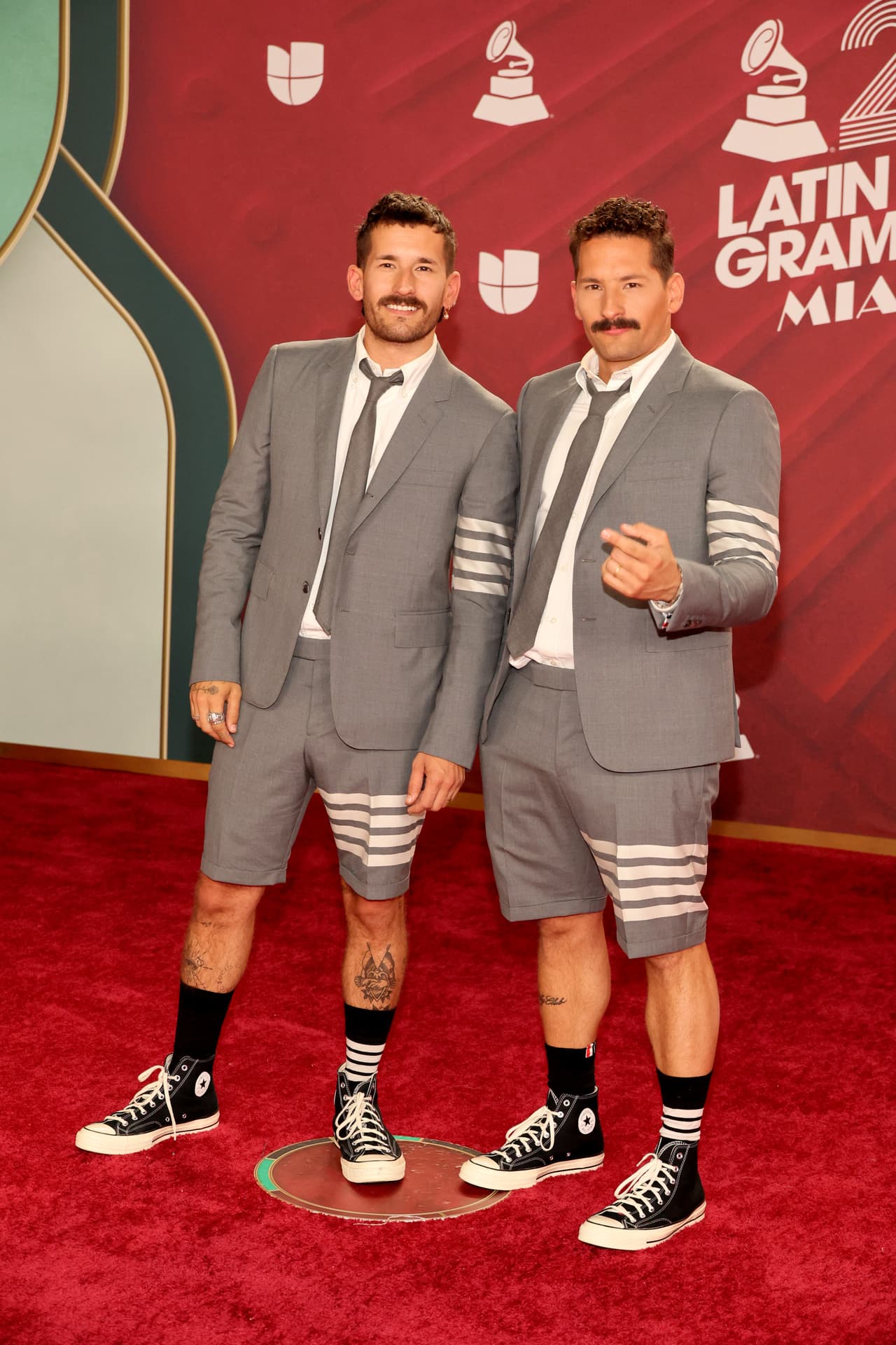 Los hermanos 
<b>Mau y Ricky</b> volvieron a causar sensación con sus atuendos coordinados.