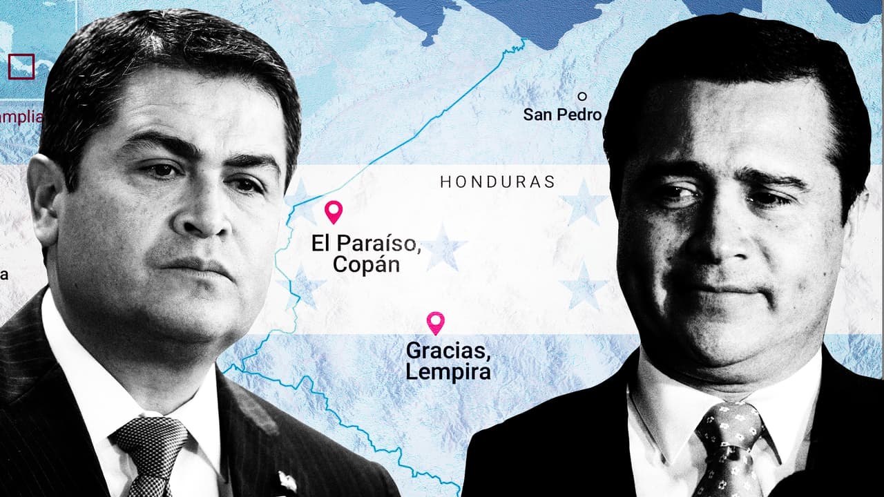 Las montañas de Honduras desde donde los narcos presuntamente ayudaron al presidente Hernández