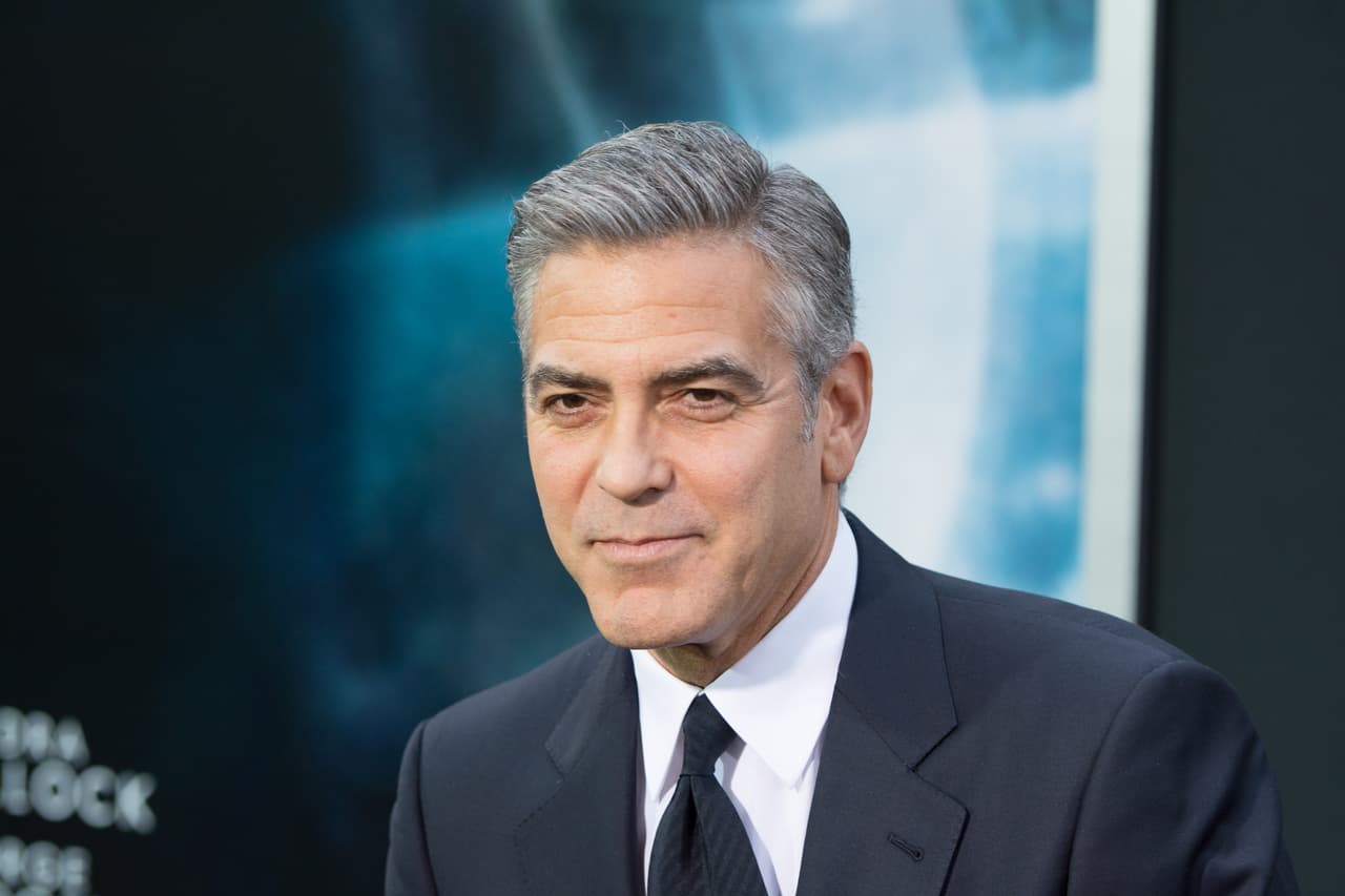 <b>George Clooney</b>
<br>El actor de ‘Ocean’s Eleven’ y ‘Gravity’, también prefiere mantenerse lejos de las redes.