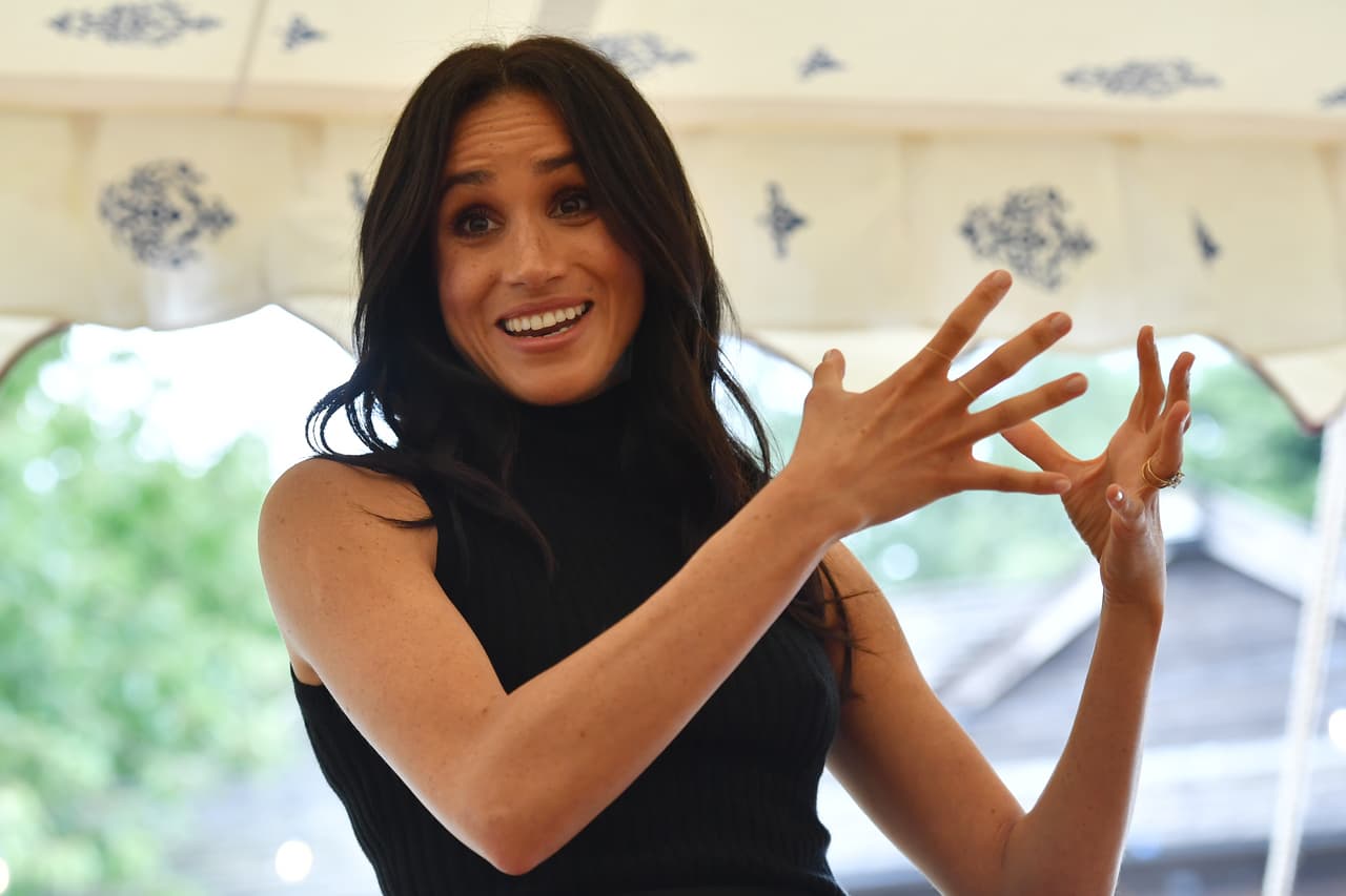 Meghan Markle debutó este 20 de septiembre como anfitriona de un evento oficial en el palacio de Kensington.
<br>