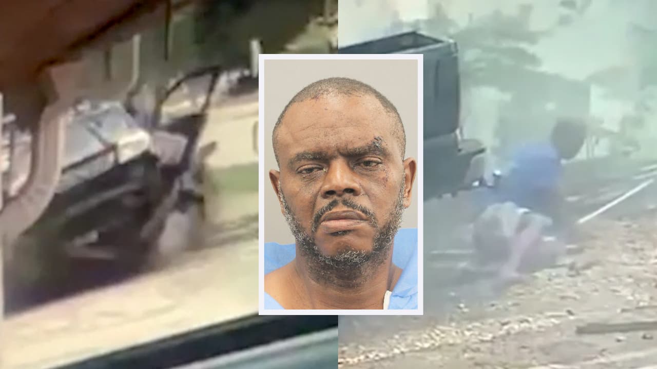 La policía de Houston arrestó a 
<b><a href="https://www.univision.com/local/houston-kxln/atropellamiento-robo-policia-mortal-uvalde-road-houston-texas-2">Marcus Wayne Brock</a></b> como el sospechoso que se subió al automóvil y arrastró a la mujer. El hecho quedó captado en cámaras de vigilancia.