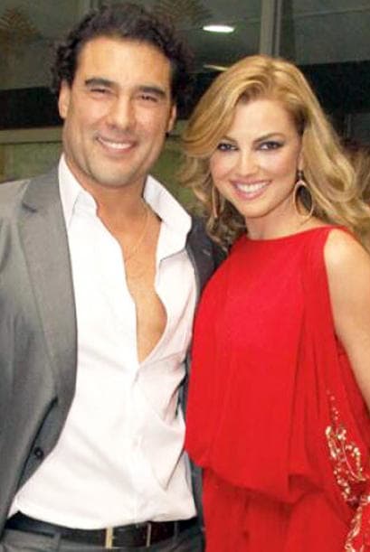 Eduardo y Marjorie de Sousa vivieron un tórrido romance cuando grababan "Amores Verdaderos".