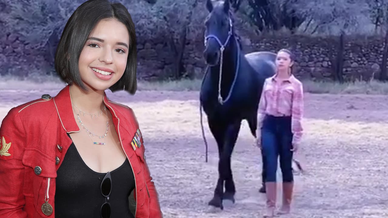 El impresionante talento oculto de Ángela Aguilar con su caballo