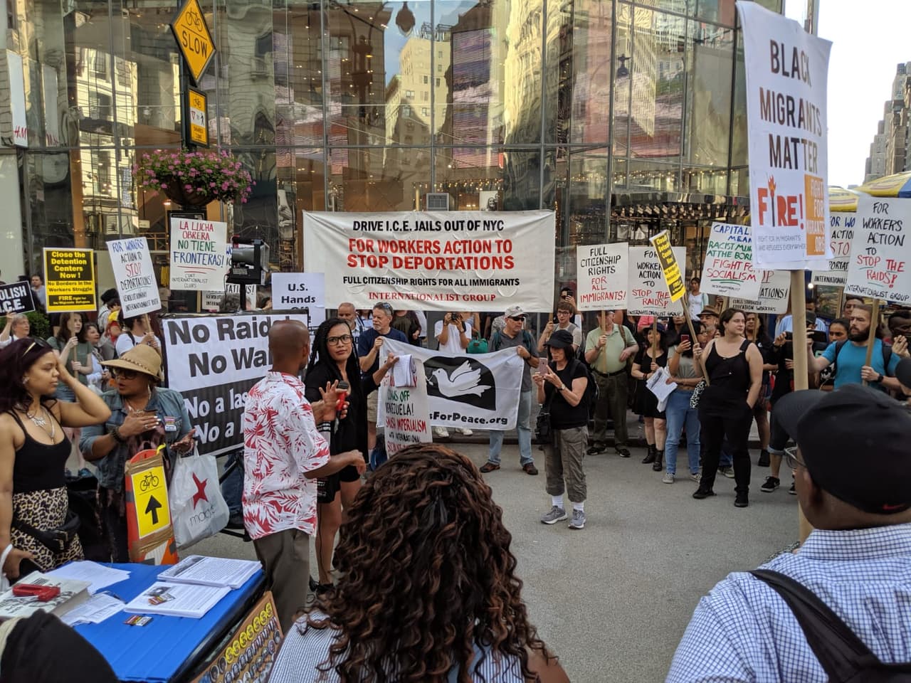 A pesar de que no hubo ningún arresto de ICE este fin de semana en Nueva York, la comunidad ha querido demostrar su apoyo a la comunidad inmigrante.