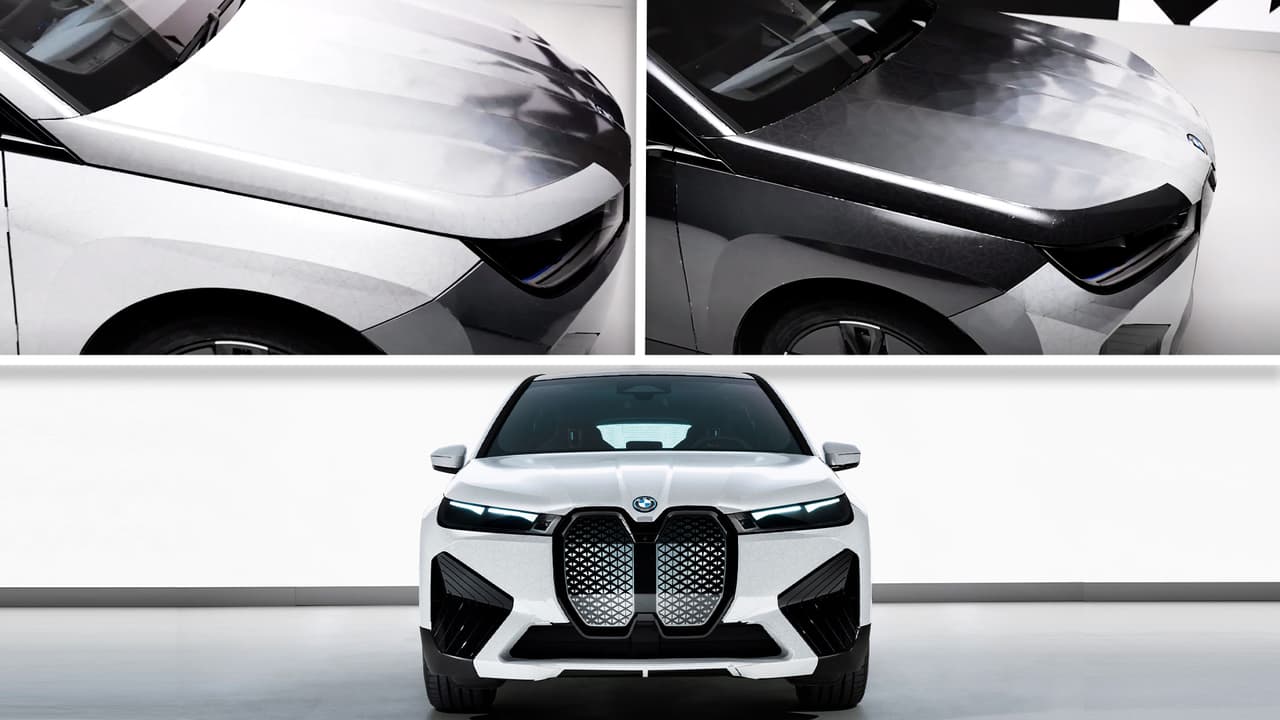 Este carro cambia de color, BMW iX Flow concept