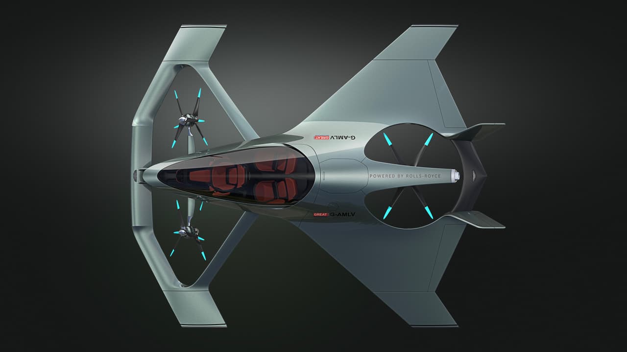 El Aston Martin Volante Vision Concept es 
<b>sustancialmente más grande</b> que un automóvil regular.