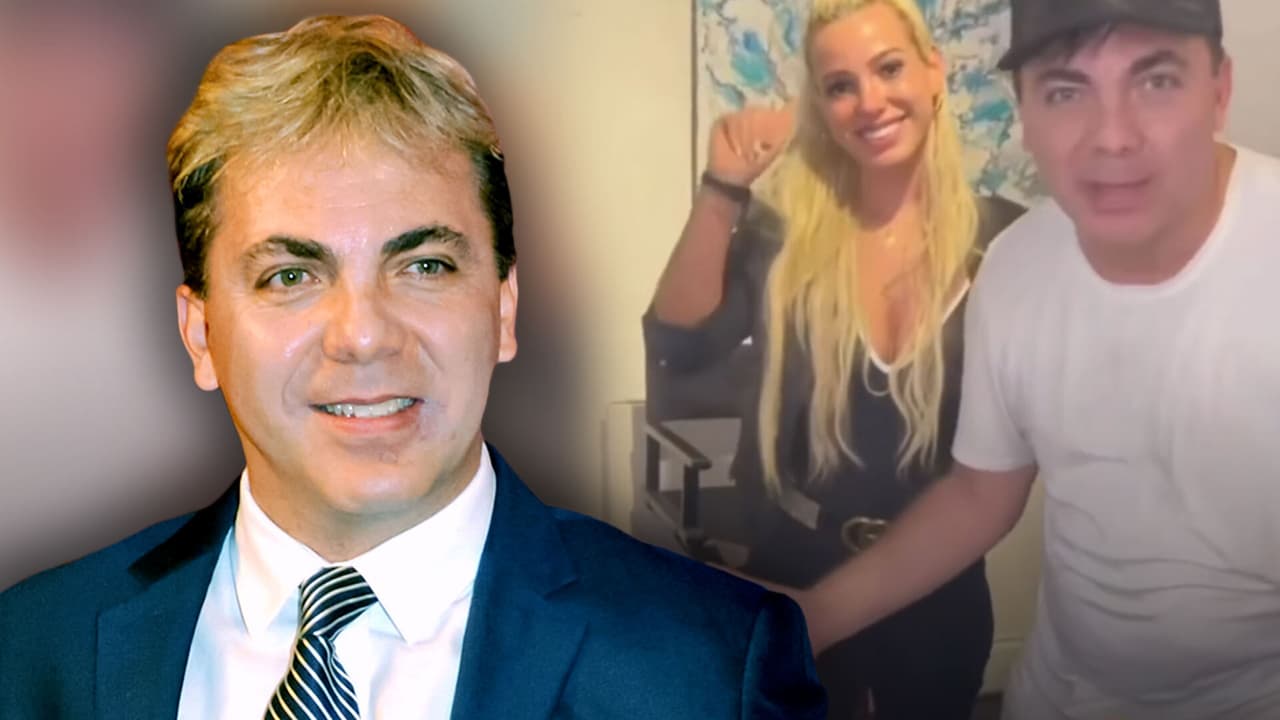 Del escándalo no dice ni pío, aunque Cristian Castro deja saber que su novia lo tiene bajo control