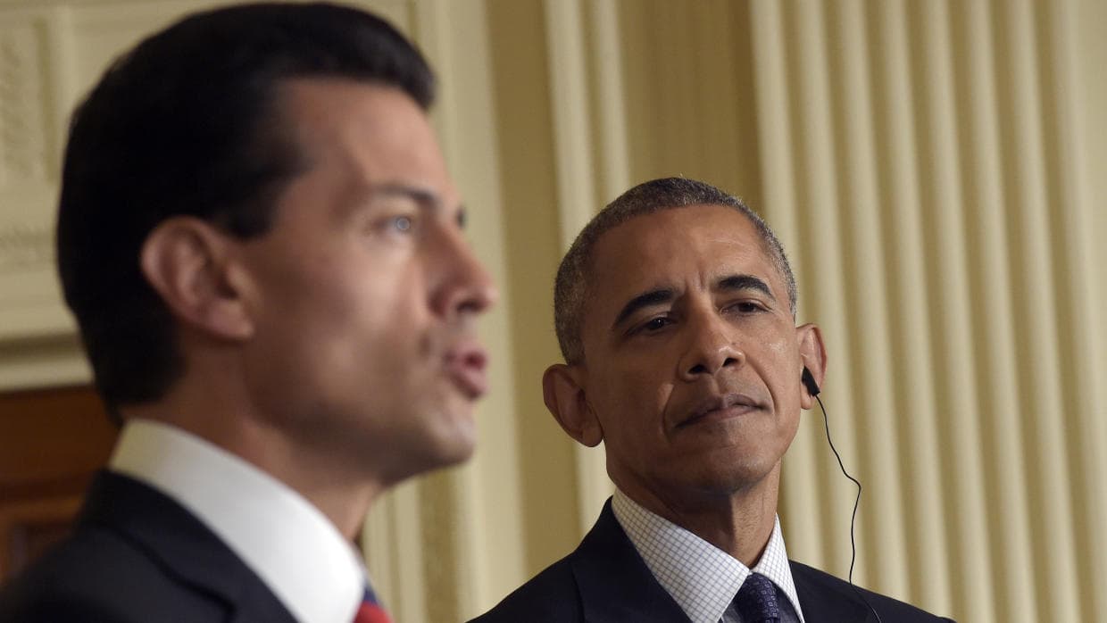 President Obama received Mexican president Enrique Peña Nieto in the White House on Friday