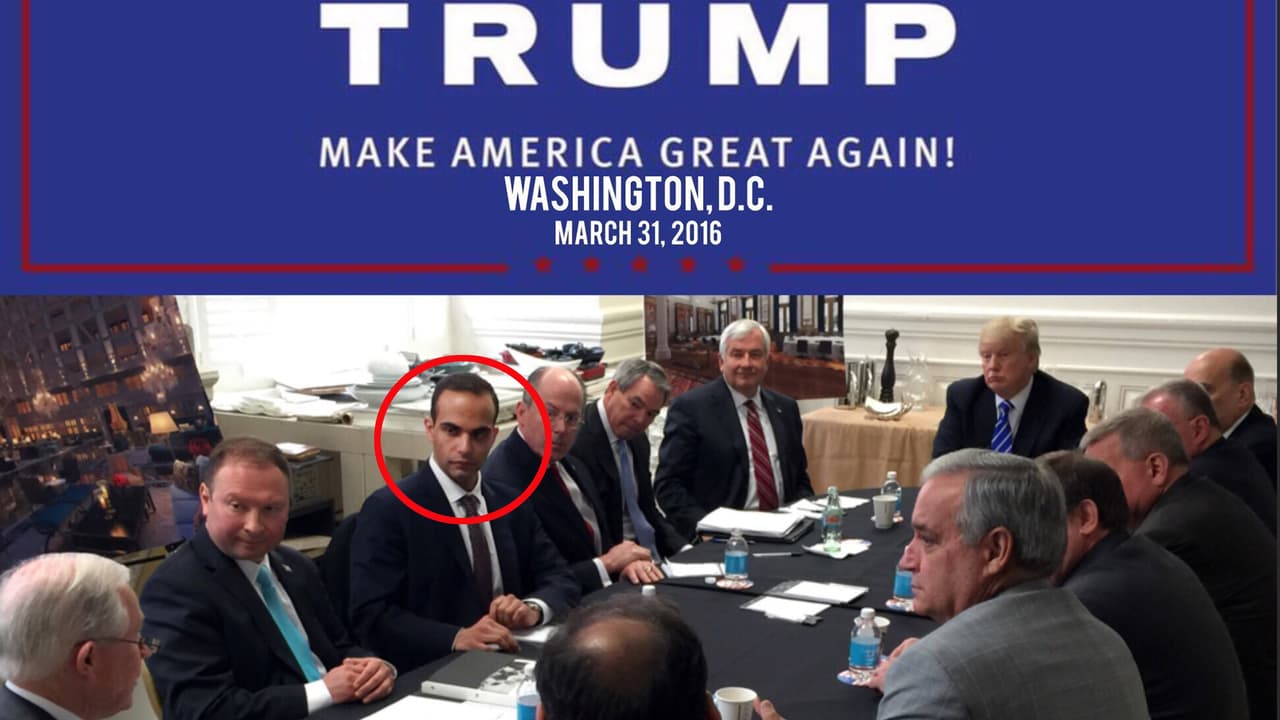 <b>George Papadopoulos. </b>Fue asesor de política exterior de la campaña de 
<b><a href="http://www.univision.com/temas/donald-trump" target="_blank">Donald Trump</a></b>. El pasado 5 de octubre se declaró culpable de hacer declaraciones falsas a los investigadores del FBI sobre sus contactos con un profesor extranjero que afirmaba tener conexiones con altos funcionarios rusos. Si bien era un asesor de segunda línea, este alegato es, hasta el momento, 
<b><a href="http://www.univision.com/noticias/rusiagate/la-confesion-de-un-exasesor-de-trump-pone-al-descubierto-la-conexion-entre-la-campana-republicana-y-rusia" target="_blank">la relación más directa entre la campaña de Trump y la intromisión del gobierno ruso en las elecciones del año pasado</a></b>.