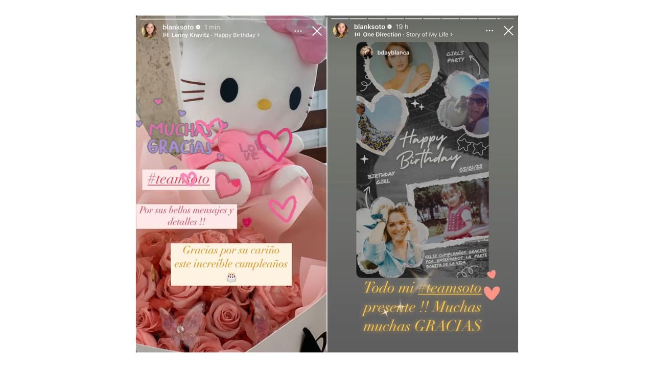 Blanca Soto celebró así su cumpleaños.