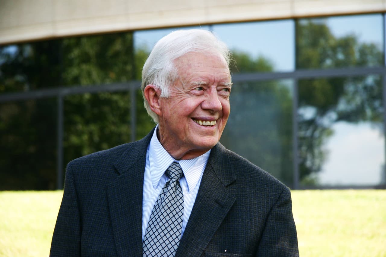 Jimmy Carter en Atlanta, Georgia. 2005.