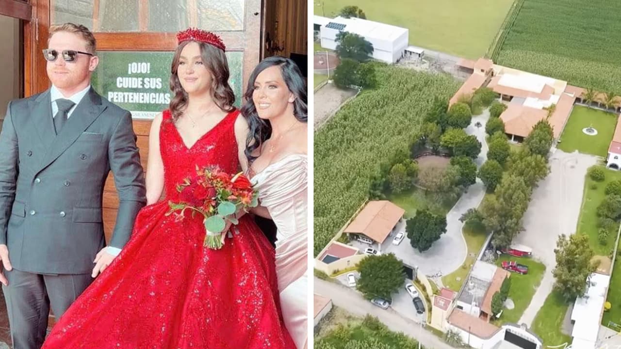 El espectacular rancho donde el Canelo le festejó los XV años a su hija