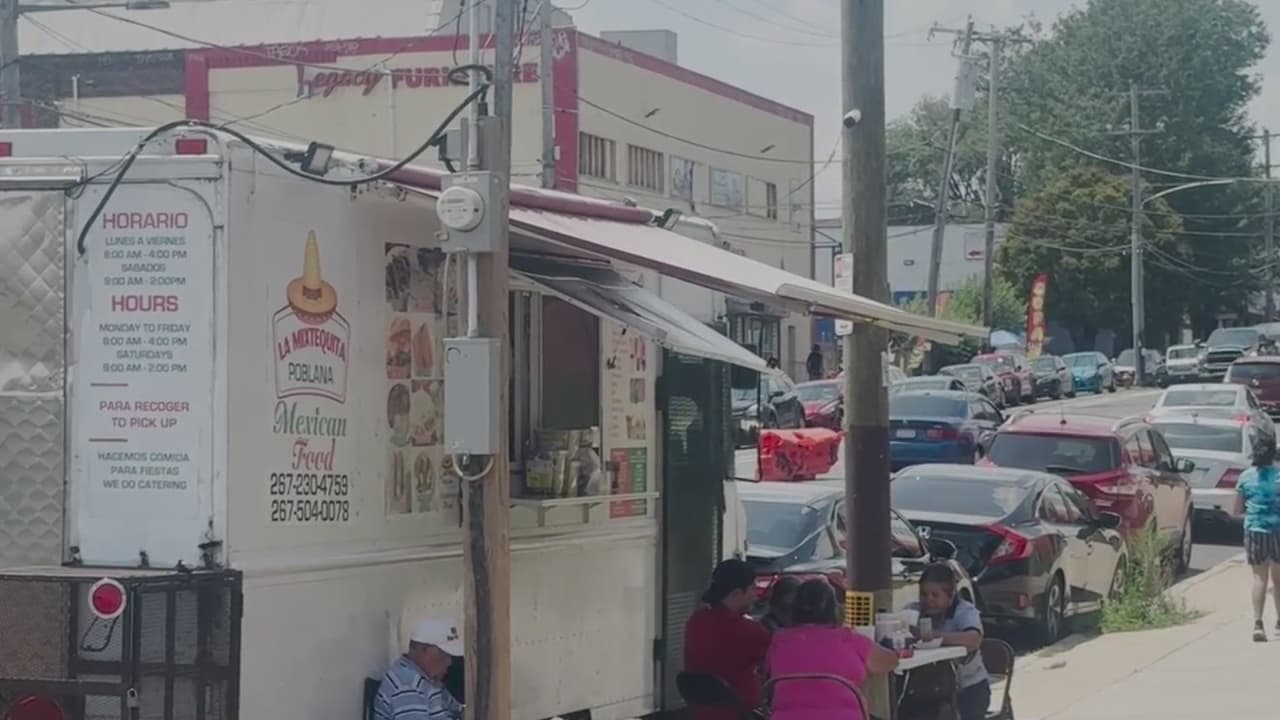 “Aguantamos”: así enfrentan los vendedores ambulantes las altas temperaturas en Filadelfia