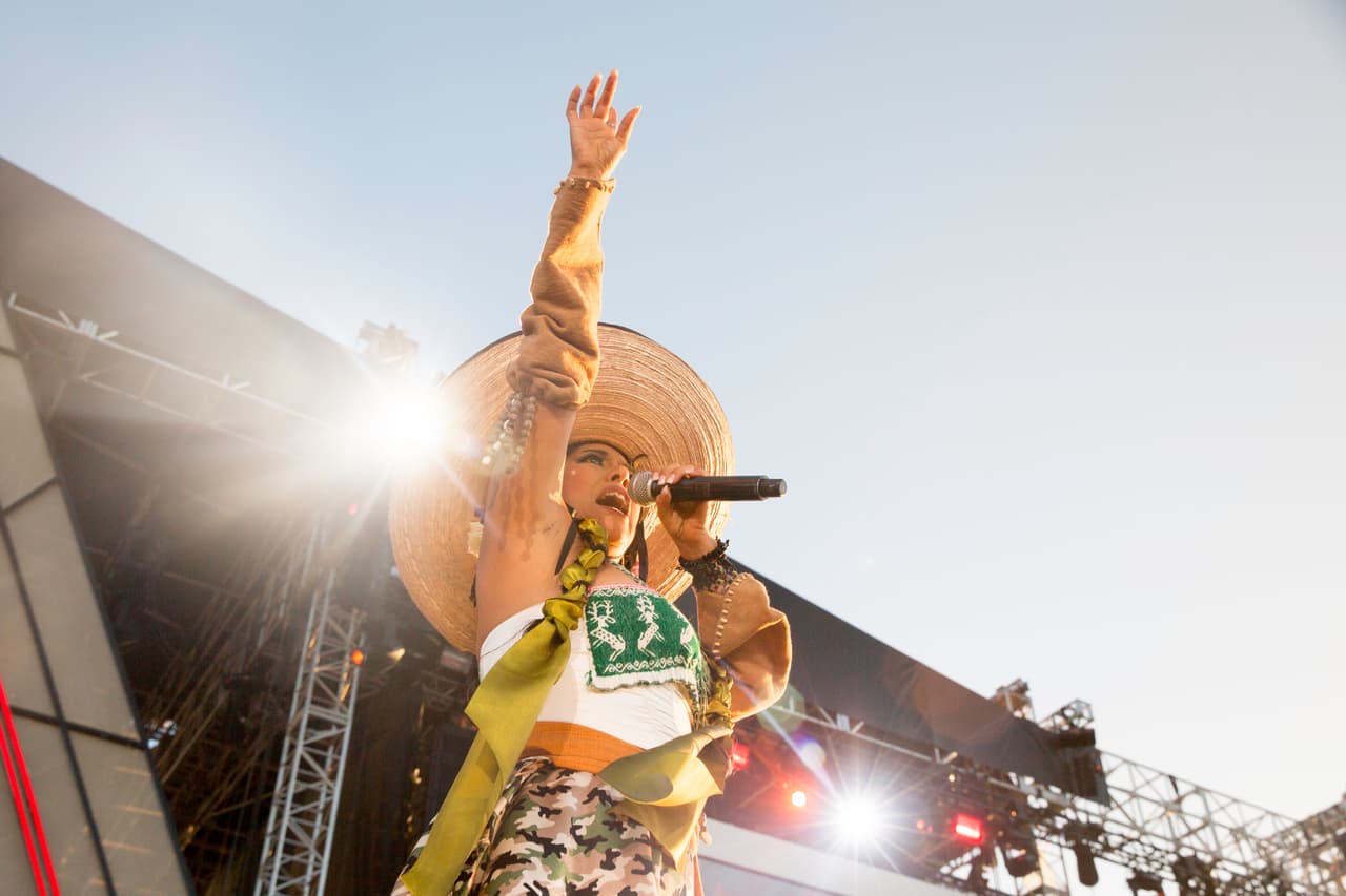 Lila Downs estrenó 'El Demagogo', una canción inspirada en el candidato republicano Donald Trump. "He's a bully, he's a salesman", dice un fragmento de la letra. Foto: David Maris.