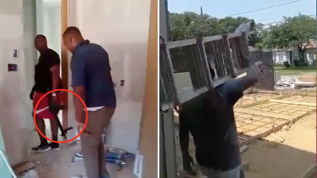 Trabajadores de la construcción latinos denuncian ser amenazados por un hombre con un arma AR-15