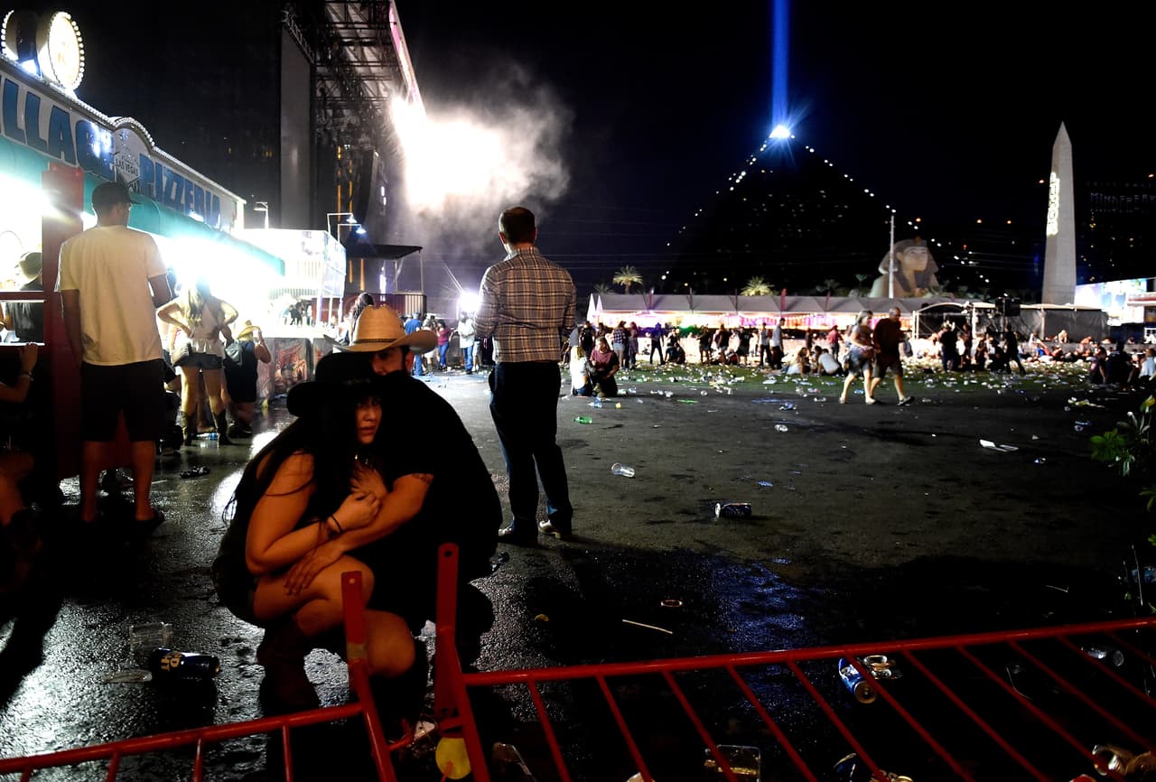 El tiroteo ocurrió cerca del Mandalay Bay Hotel and Casino de Las Vegas.