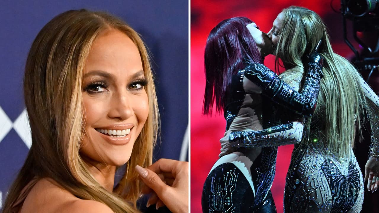 JLo muestra su ‘derriére’ en los AMAs 2025 tras polémicos besos en la boca con sus bailarines