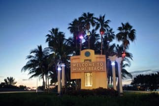 En Miami Beach, la disminución fue de 3,8%, pasando el promedio a ser de $2,097 a $2,020.