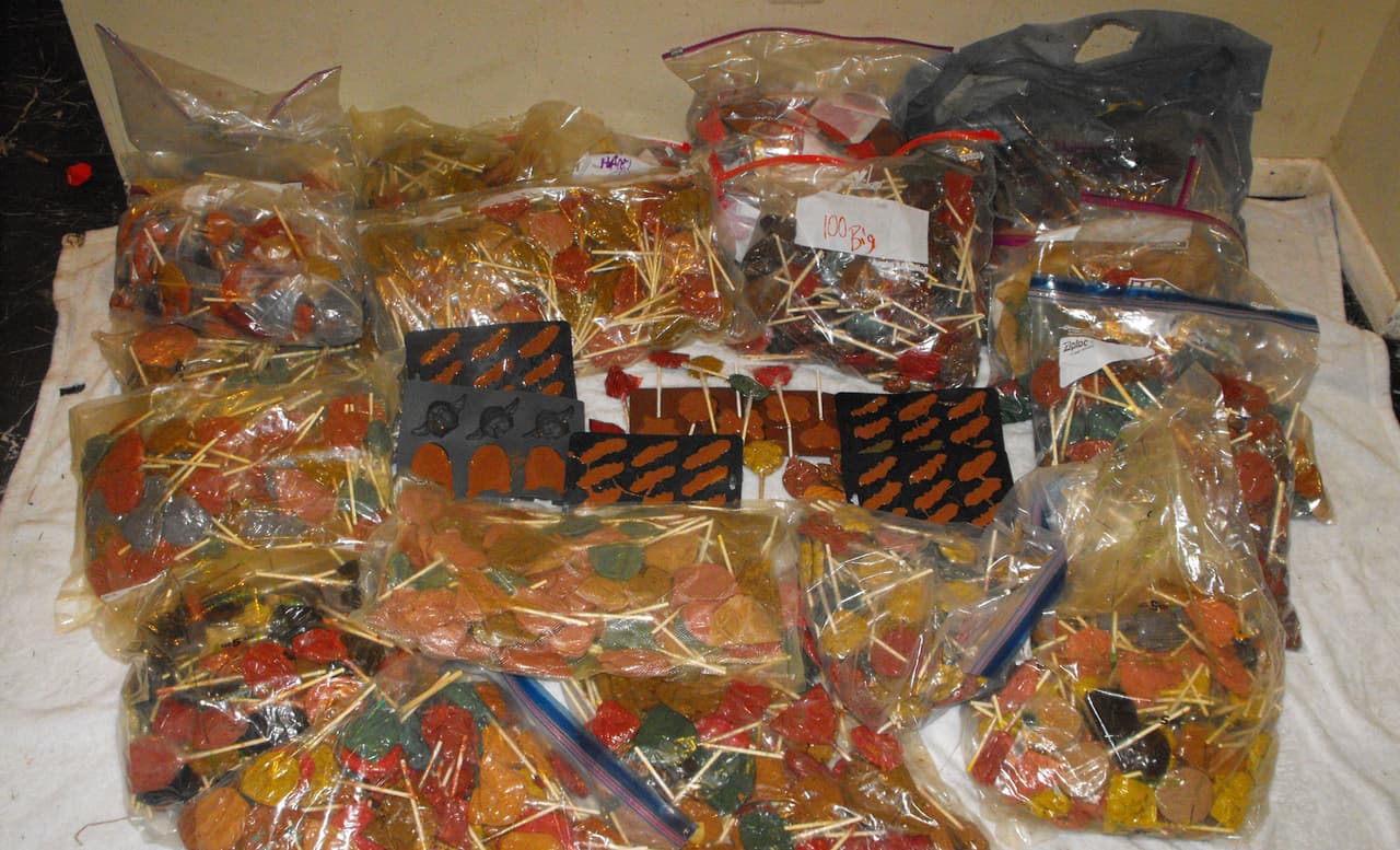 Una denuncia ciudadana sobre el robo a una residencia en el noroeste de Houston condujo al decomiso de decenas de paquetes de dulces que contenían metanfetaminas.
<br>