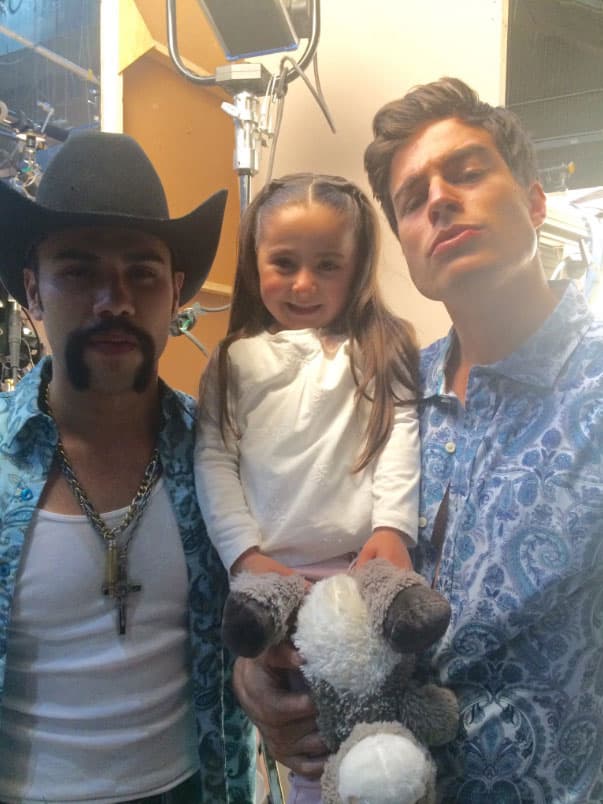 Siempre estuvo rodeada de galanes, como 
<b>Carlos Speitzer y <a href="http://www.univision.com/temas/danilo-carrera">Danilo Carrera</a></b>.