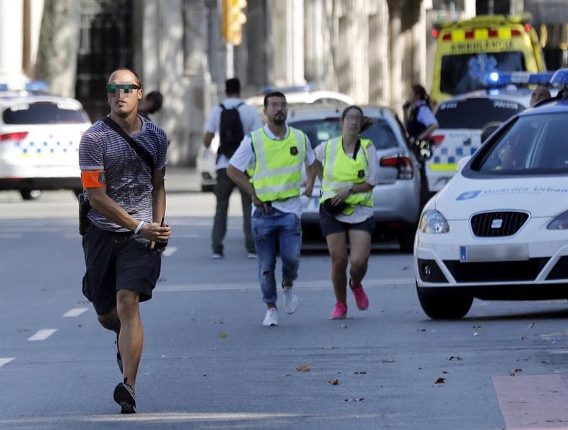 Atropello masivo en Barcelona
