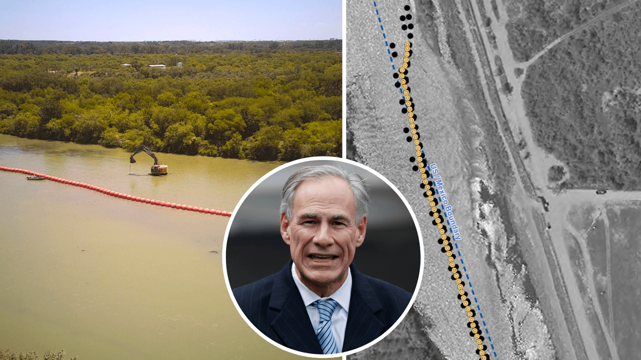 El 79% de las boyas del Río Bravo de Texas invaden el lado de México, revela un estudio 