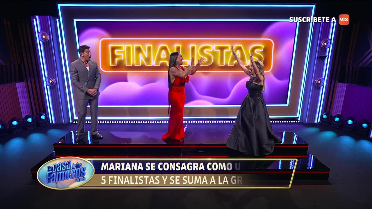 Mariana GRITA DE EMOCIÓN al estar entre los 5 FINALISTAS
