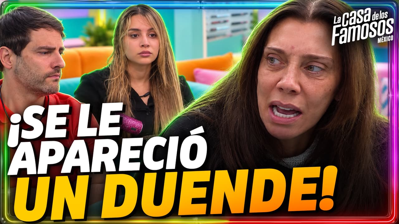 ¡A Cynthia se le apareció un duende en las cabañas!
