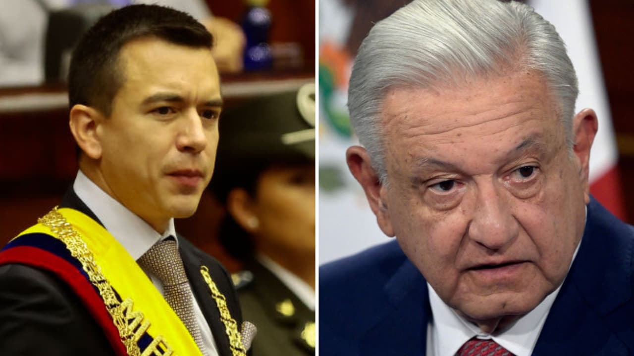 México rompe relaciones diplomáticas con Ecuador, luego de que la policía allanara su embajada en Quito
