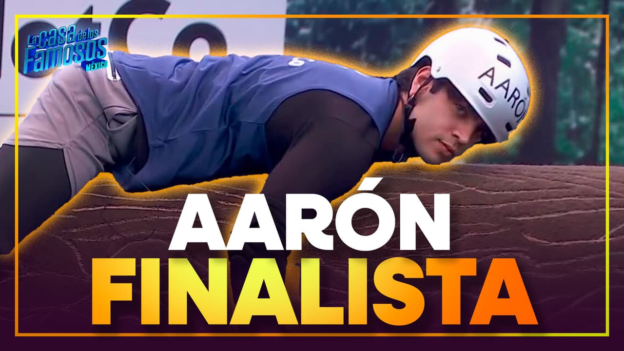 Aarón es el primer finalista en la prueba del Líder