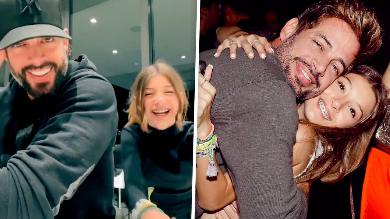 “Soy su payaso”: así reaccionó William Levy cuando su hija Kailey lo grabó para un TikTok