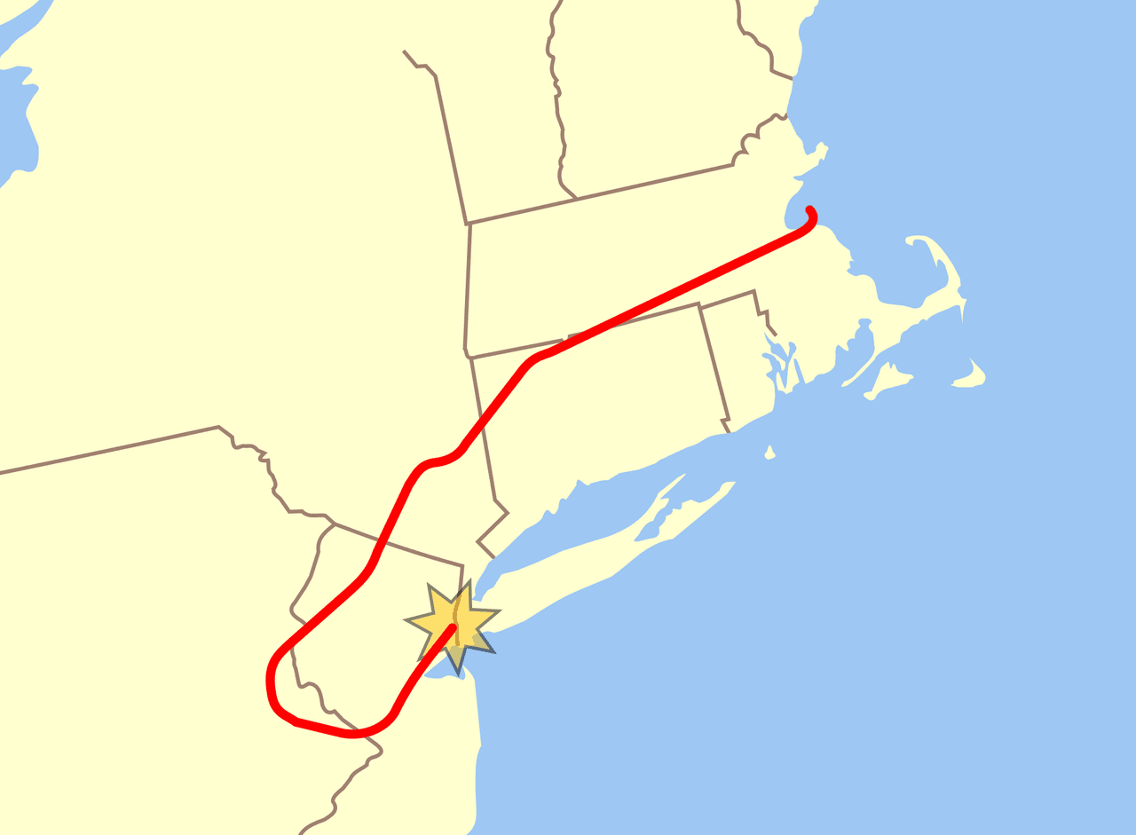 <h3 class="cms-H3-H3"><b>Vuelo</b> <b>175 United Airlines</b></h3>
<br>
<br>A los 20 minutos de vuelo, cinco secuestradores tomaron el control de la cabina, no sin antes someter a los sobrecargos y pasajeros.
<br>
<br>El terrorista Marwan al-Shehhi tomó el control de la aeronave y la estrelló contra la Torre Sur del World Trade Center en la ciudad de Nueva York a las 9:02:59 a.m, matando a las 65 personas a bordo.