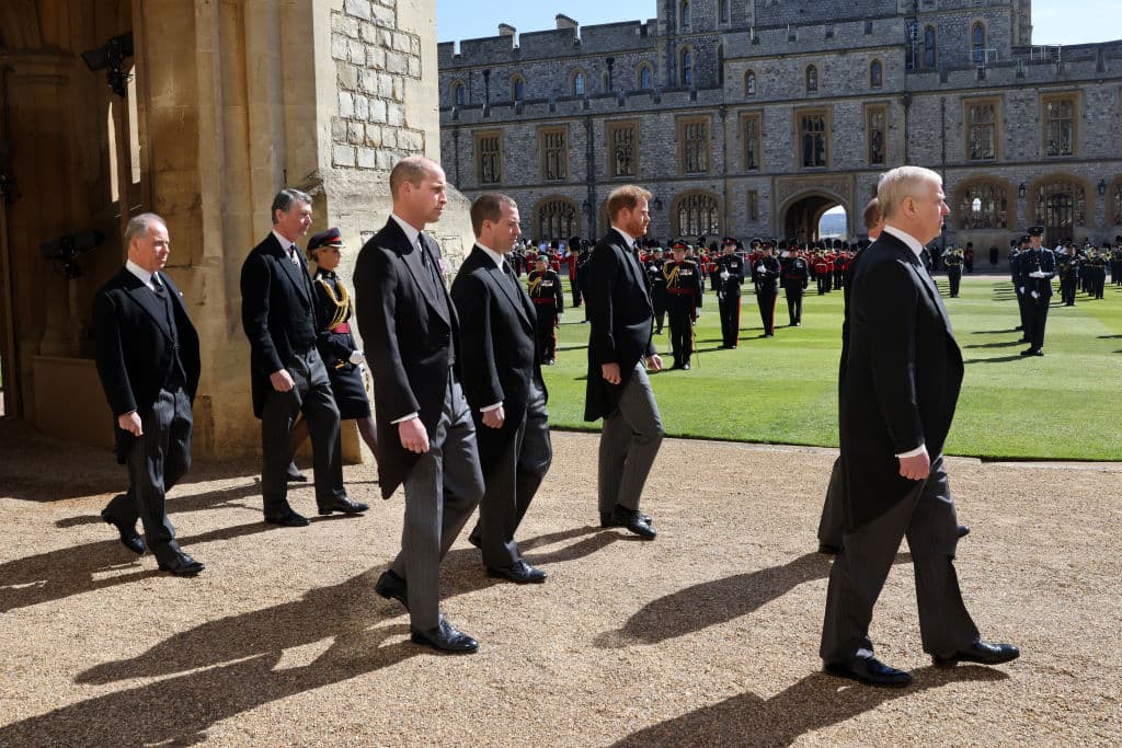 <b>Sin Markle.</b> El príncipe Harry acudió al funeral de su abuelo sin su esposa, Meghan Markle, quien ha denunciado públicamente haberse sentido mal tratada por miembros de la familia real británica.