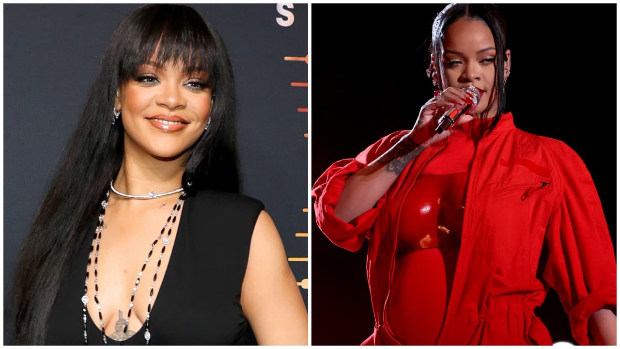 Rihanna reaparece tras el Super Bowl en portada de Vogue junto a sus dos hijos (sin saberlo)