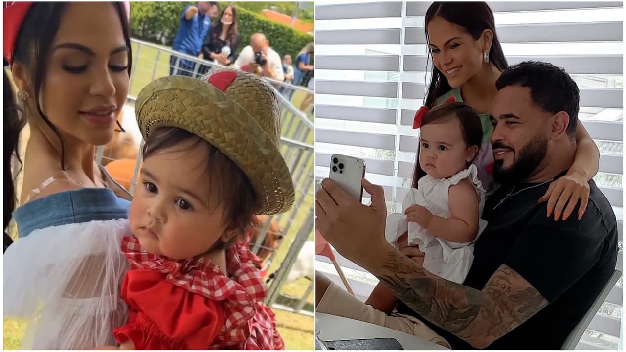 Con ponis, cabras y antes de la sentencia de Raphy Pina, Natti Natasha festeja el primer año de su hija