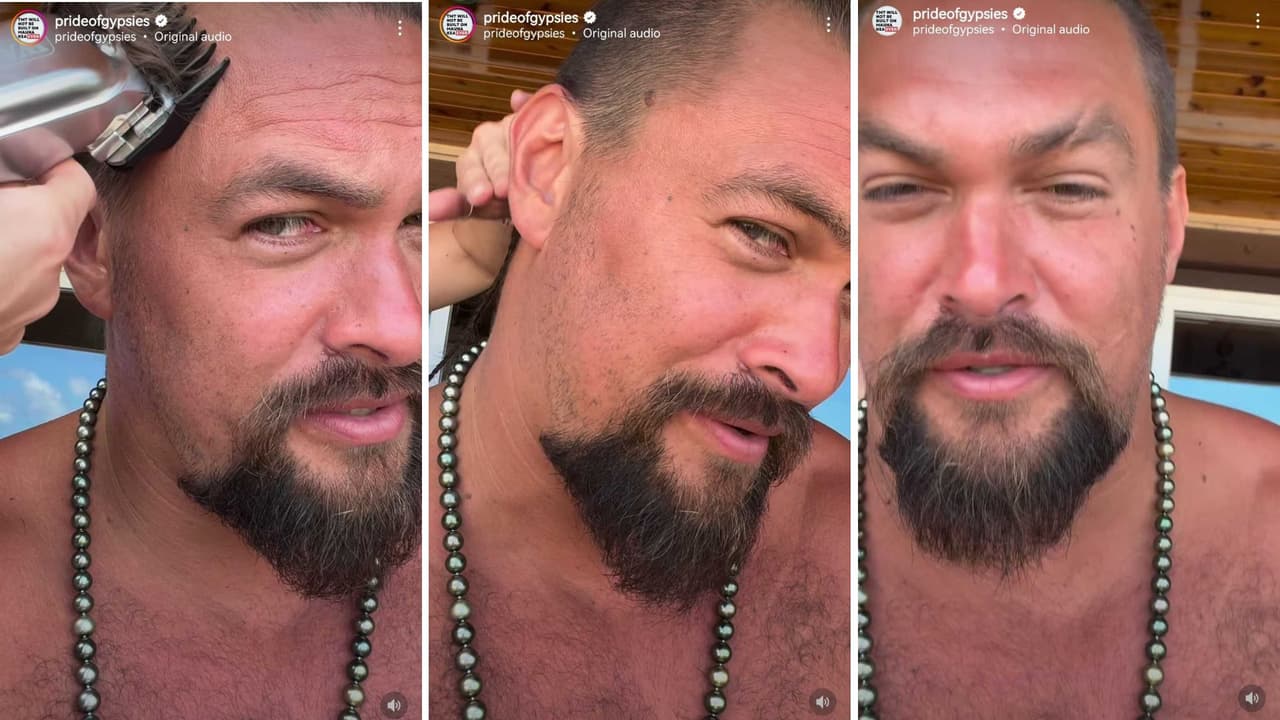 Jason Momoa se rapó