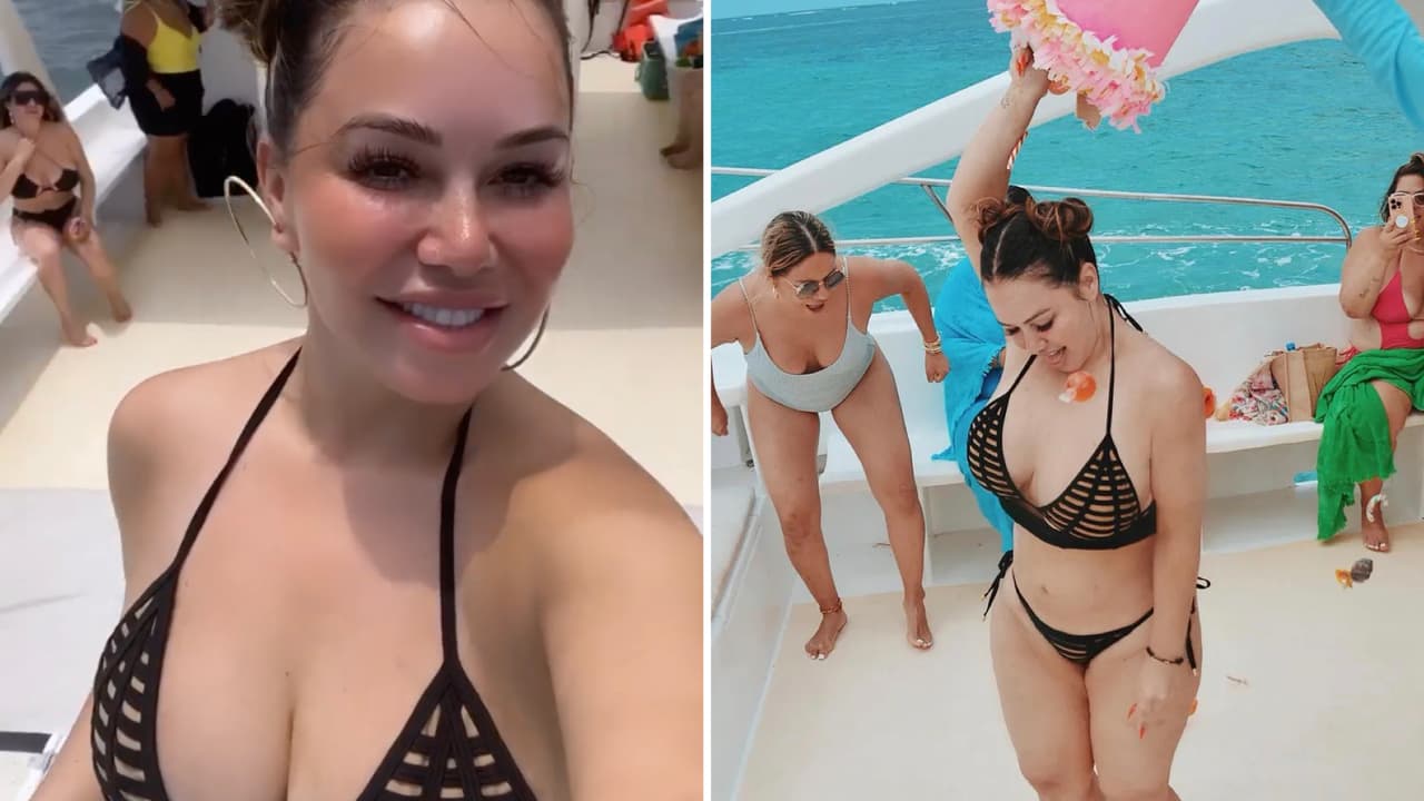 Chiquis lució un despampanante bikini para festejar su cumpleaños en un yate