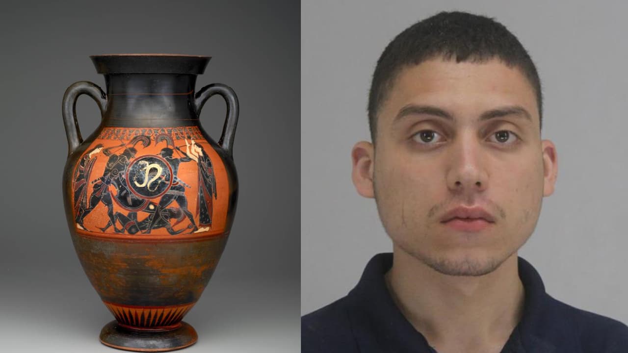 Tras molestarse con su novia, el joven Brian Hernández, de 21 años, entró al Museo de Arte Moderno de Dallas a romper piezas antiguas valoradas en 5 millones de dólares, según el affidávit que obtuvo Noticias23.