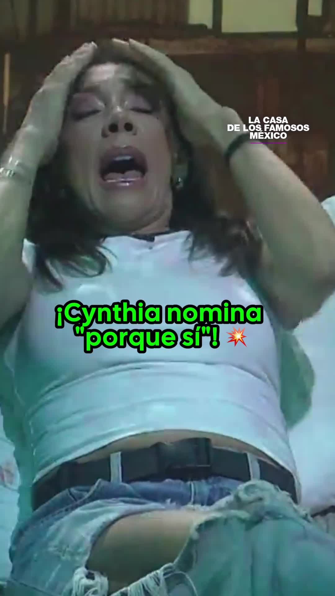 ¡Porque sí!: Cynthia logra salvar su vida en la nominación de terror