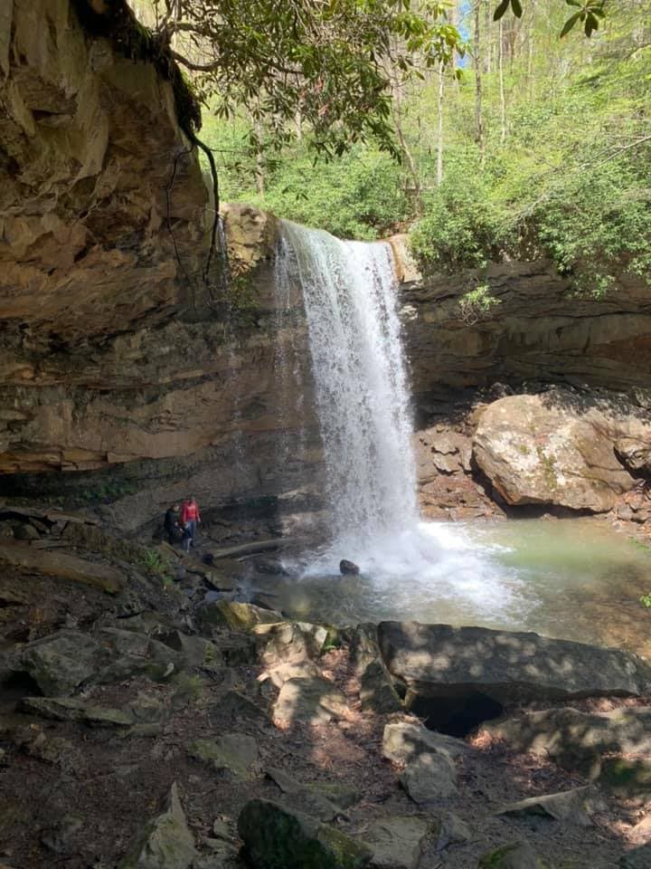 Ubicada en el 
<b><a href="https://www.dcnr.pa.gov/StateParks/FindAPark/OhiopyleStatePark/Pages/default.aspx">Parque Estatal Ohiopyle</a></b>, Cucumber Falls es una de al menos media docena de cascadas en el parque.