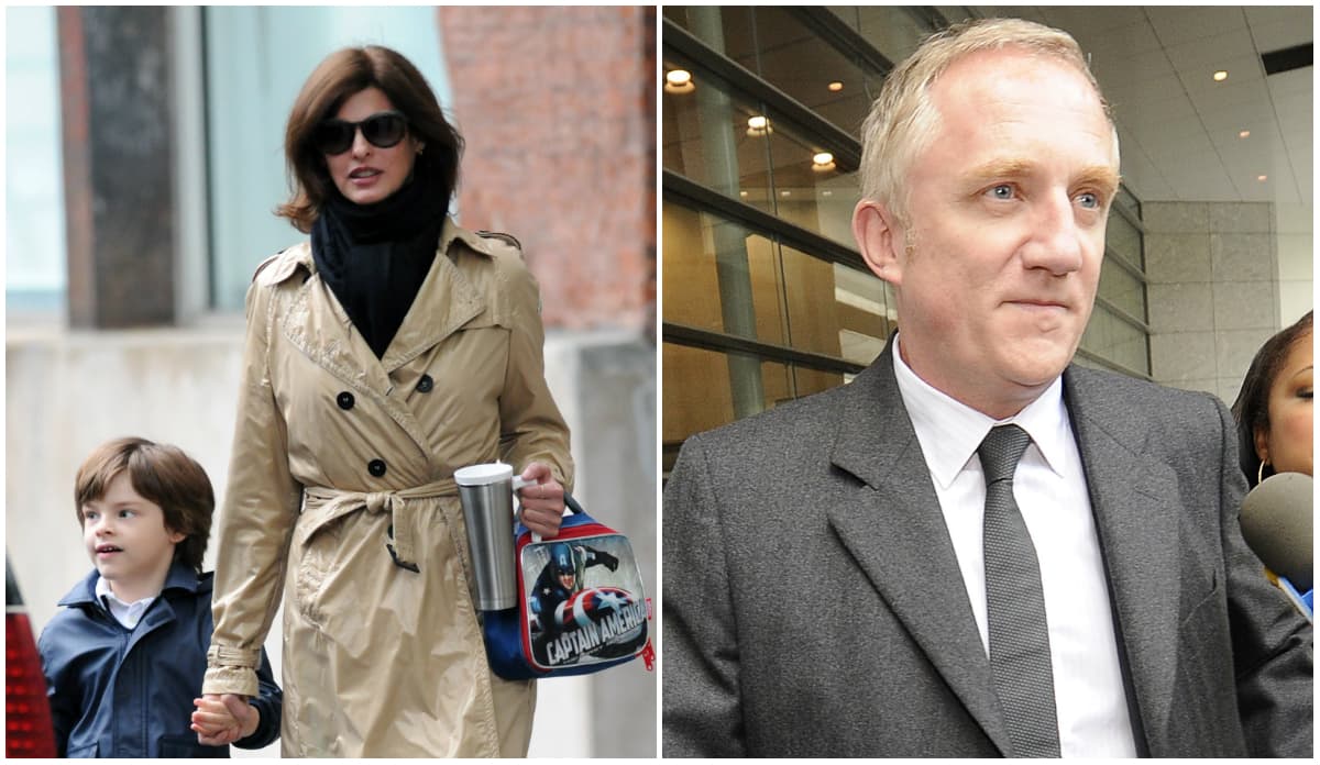 En 2006 François Pinault tuvo una breve relación de cuatro meses con la modelo Linda Evangelista, mientras se daba un receso de su relación con Salma Hayek. De dicho romance nació el pequeño August, de quien se revelaría su paternidad en 2012, cuando su mamá demandó a Pinault para que pagara su manutención. Evangelista aseguró que cuando el esposo de Hayek se enteró de su embarazo dijo: "si vas a tener un hijo, nosotros no tendremos ninguna relación", publicó el diario El País.