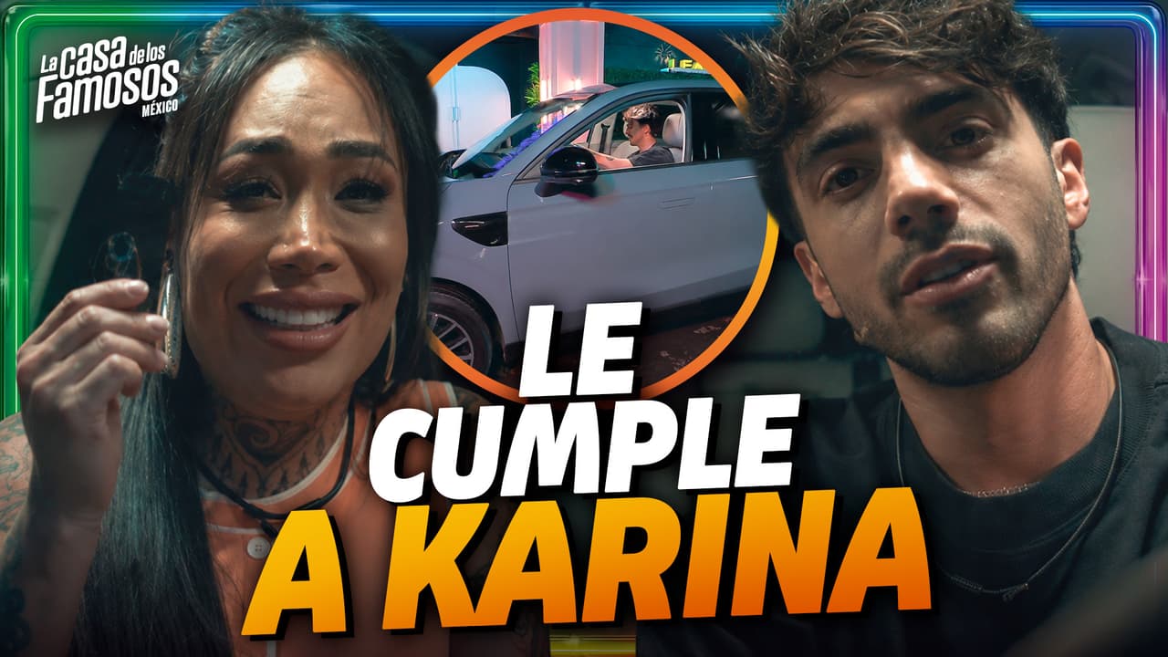 Fede cumple su palabra y saca de La Casa a Karina para regalarle la camioneta SUV
