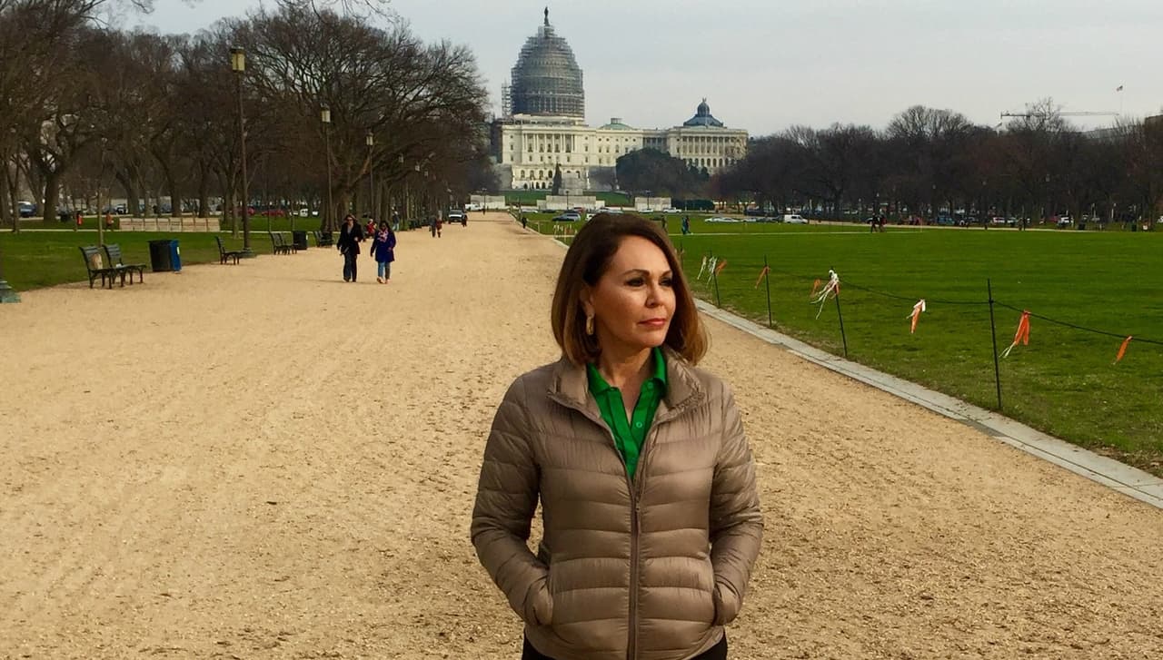 Maria Elena Salinas en la capital del país. En 2006 publicó una autobiografía que tituló ‘Yo soy la hija de mi padre’.
