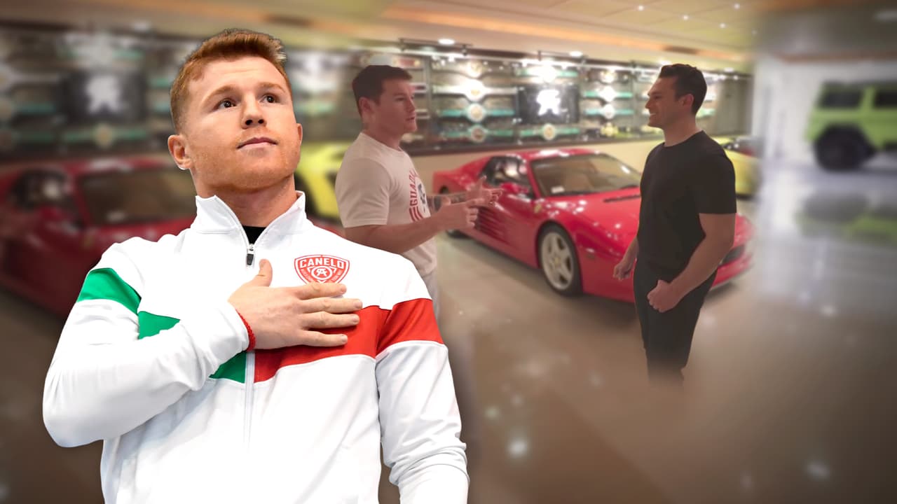 Canelo Álvarez abre las puertas de su mansión repleta de carros exóticos