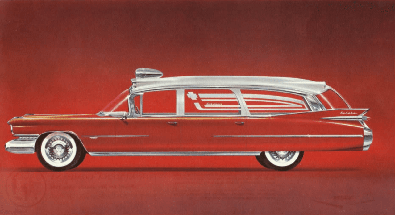 Aunque Cadillac no se dedicaba al negocio de fabricación de ambulancias, los 
<b>Cadillac Commercial Chassis</b> o CCC era muy populares entre las compañías fabricantes de estos vehículos. CCC no solo proveía de ruedas, chasis y motores a los fabricantes de ambulancias, sino también a los constructores de carrozas fúnebres.
<br>
<br>Las regulaciones en materia de seguridad que requería mayor peso para las ambulancias hicieron que 1979 fuese el último año en que se fabricaron ambulancias Cadillac. De allí en adelante las ambulancias han sido fabricadas a partir de modificaciones de van grandes.