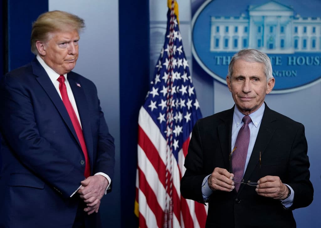 Trump dice que Fauci "es un desastre" e insinúa que no lo despide porque sería polémico