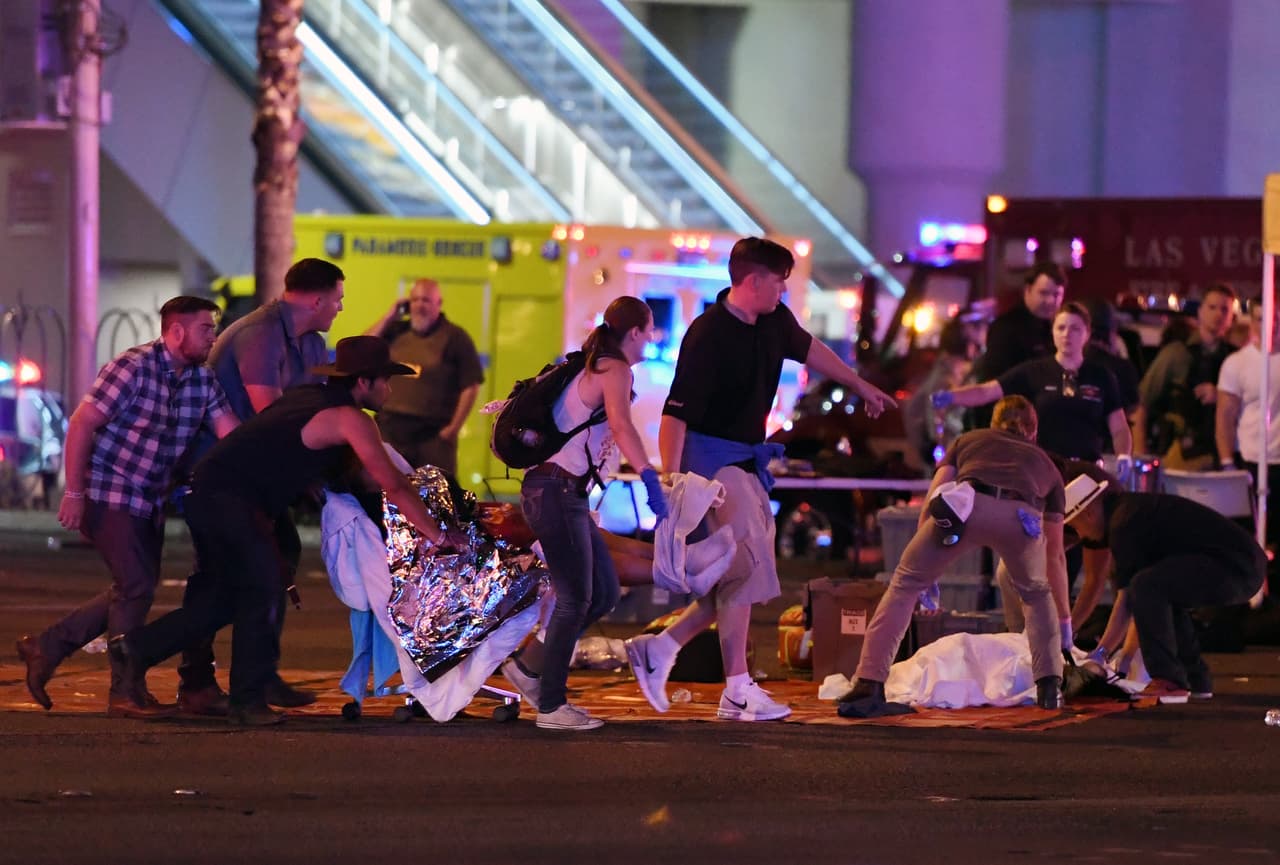 Los heridos en el tiroteo de Las Vegas fueron llevados a varios hospitales unicados cerca del lugar de la masacre.